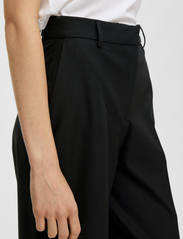 Selected Femme - SLFELIANA HW WIDE PANT N - vakarėlių drabužiai išparduotuvių kainomis - black - 6