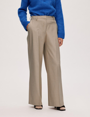 Selected Femme - SLFELIANA HW WIDE PANT N - party wear at outlet prices - nomad - 2