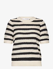 Selected Femme - SLFALBY SS KNIT O-NECK - pullover - birch - 0