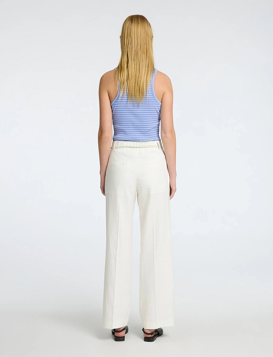 Selected - SLFANNA O-NECK STRIPED TANK TOP NOOS - sleeveless tops - cornflower blue - 2