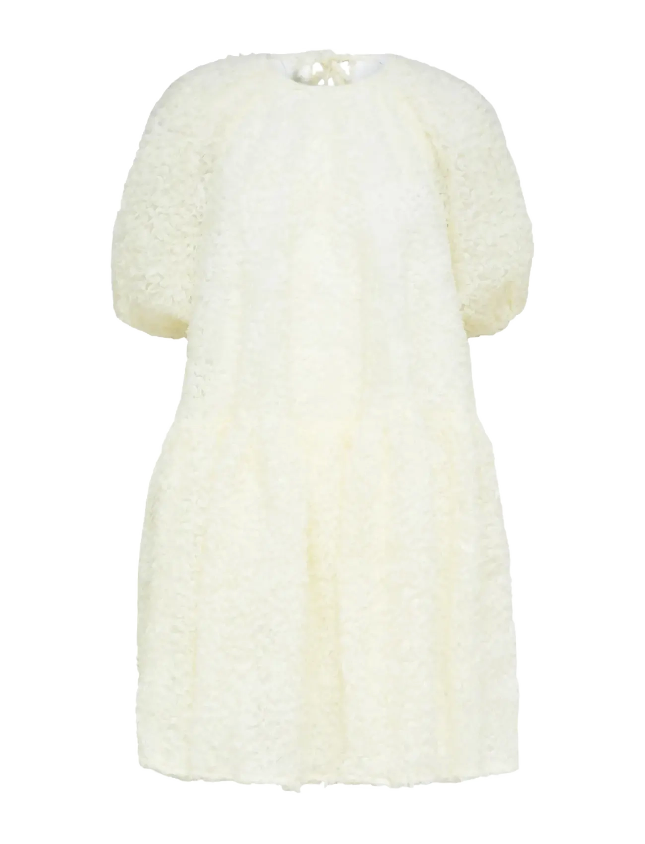 Selected SLFMANUELA 2/4 SHORT STRUCTURE DRESS B - Selected - CREME / cream