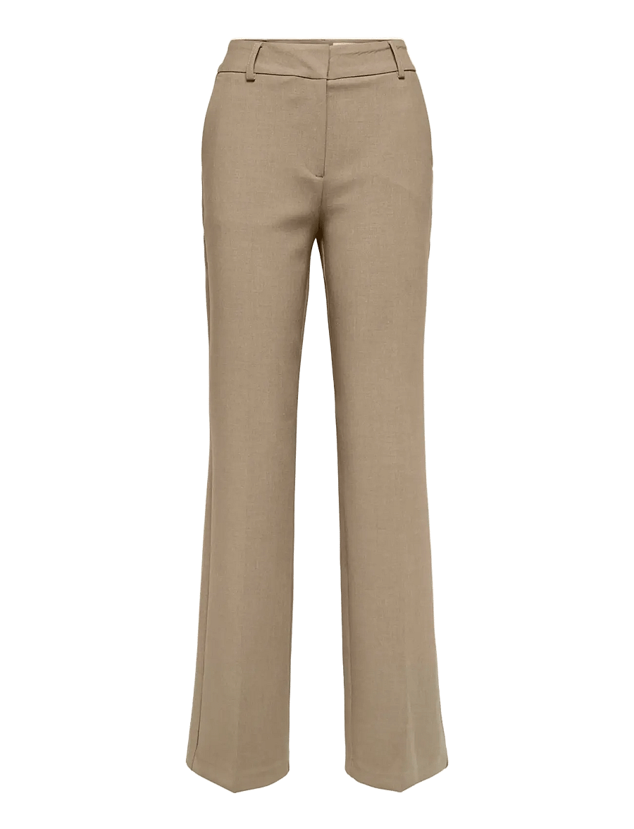 Selected - SLFRITA MW WIDE PANT CAMEL MLG N NOOS - pantalons habillés - camel - 1