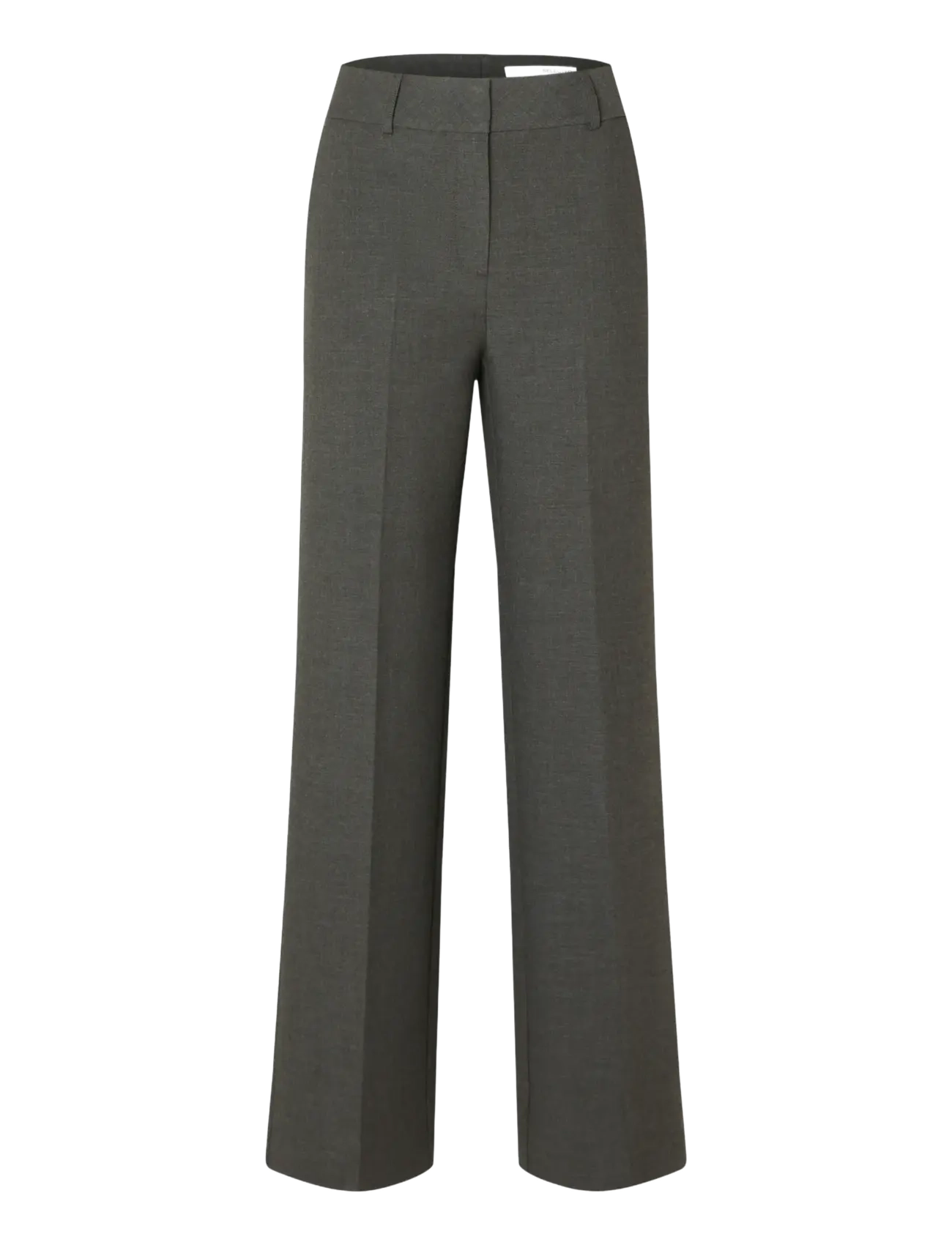 SELECTED Slfrita Mw Wide Hose Dgm N Noos Grau - 34x32 - Damen