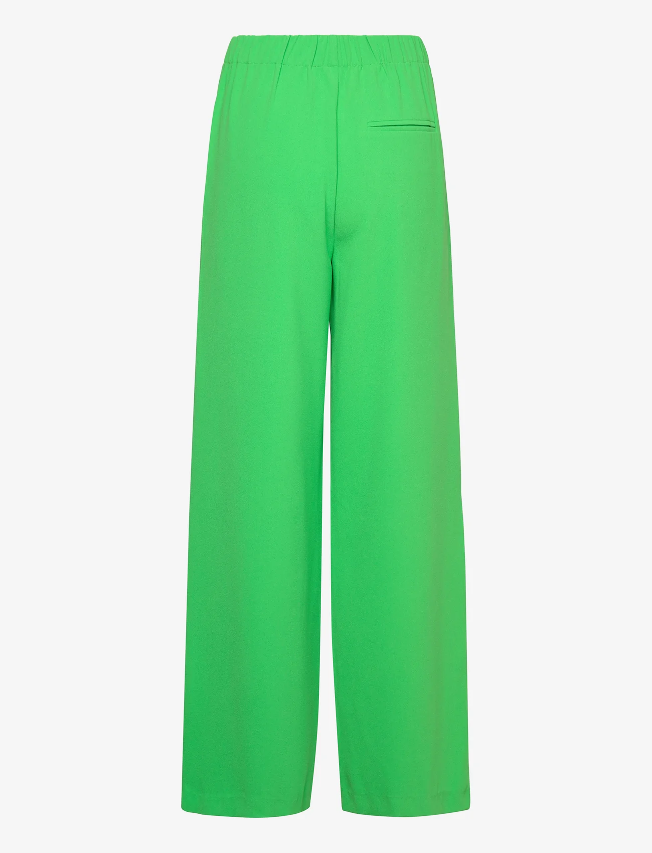 Selected Femme - SLFTINNI-RELAXED MW WIDE PANT N NOOS - leveälahkeiset housut - classic green - 1