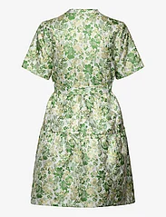 Selected Femme - SLFMODA SS SHORT JACQUARD DRESS B - skjortekjoler - sharp green - 1