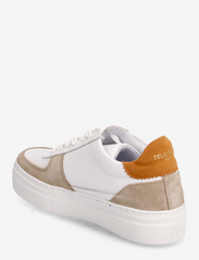 Selected Femme - SLFHARPER MIX TRAINER - lave sneakers - orangeade - 2