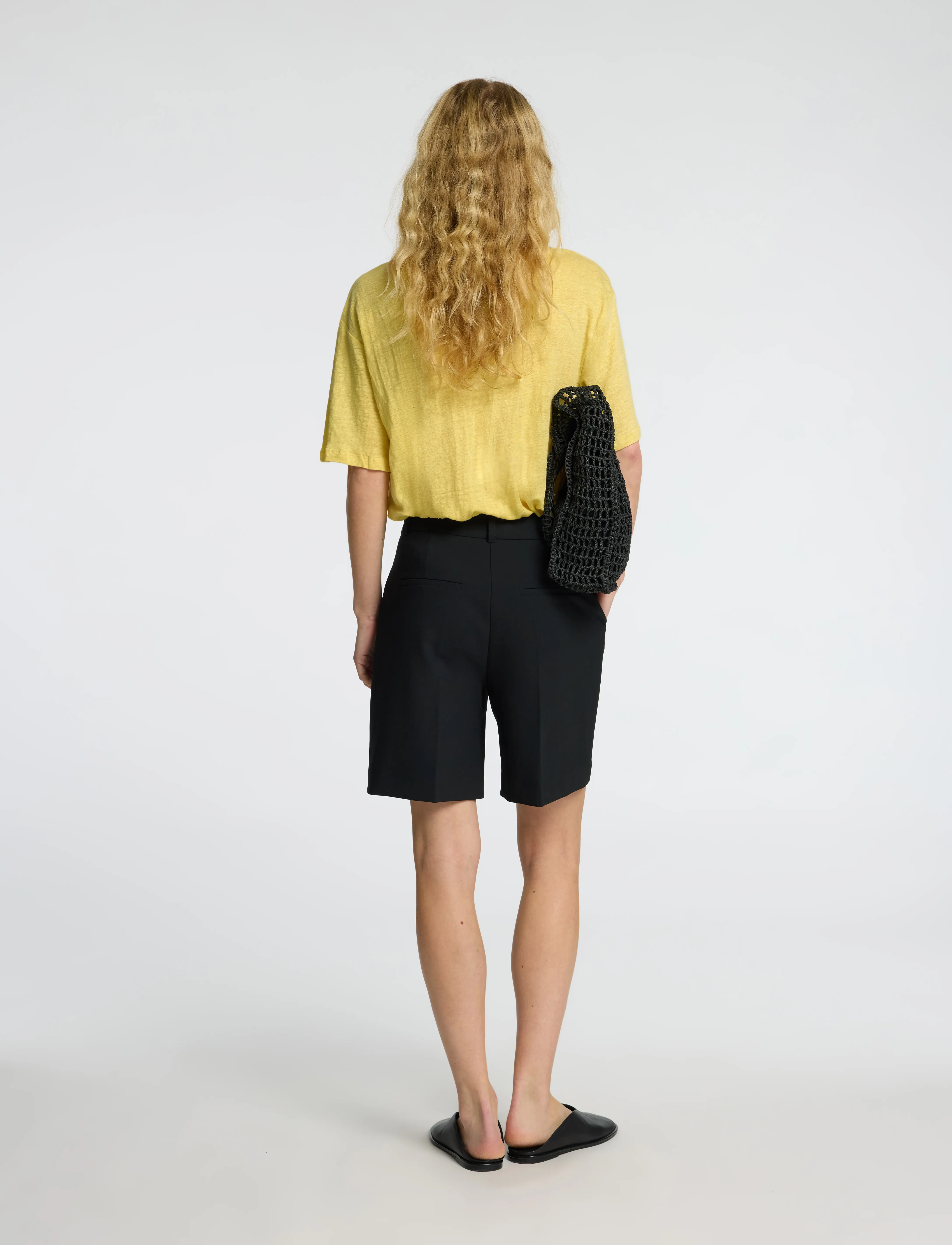Selected - SLFVILJA LINEN SS TEE - t-shirts - sundress - 2