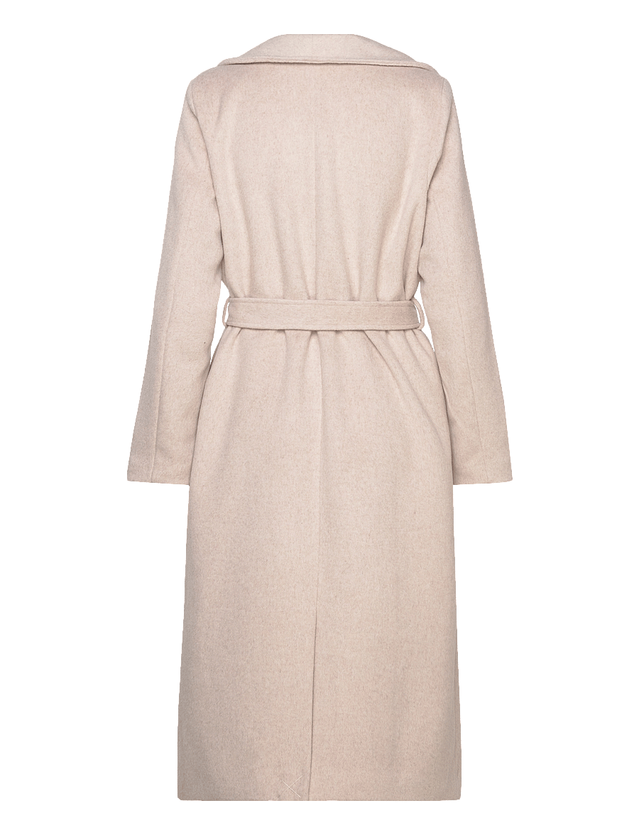 Selected - SLFROSA WOOL COAT B NOOS - sandshell - 2