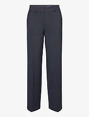 Selected Femme - SLFRITA MW WIDE PANT DARK SAP MEL NOOS - bukser med lige ben - dark sapphire - 0