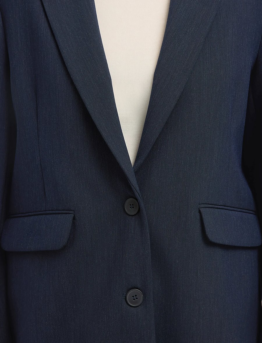 Selected - SLFRITA LS BLAZER DARK SAP MEL - Üherealised pintsakud - dark sapphire - 5