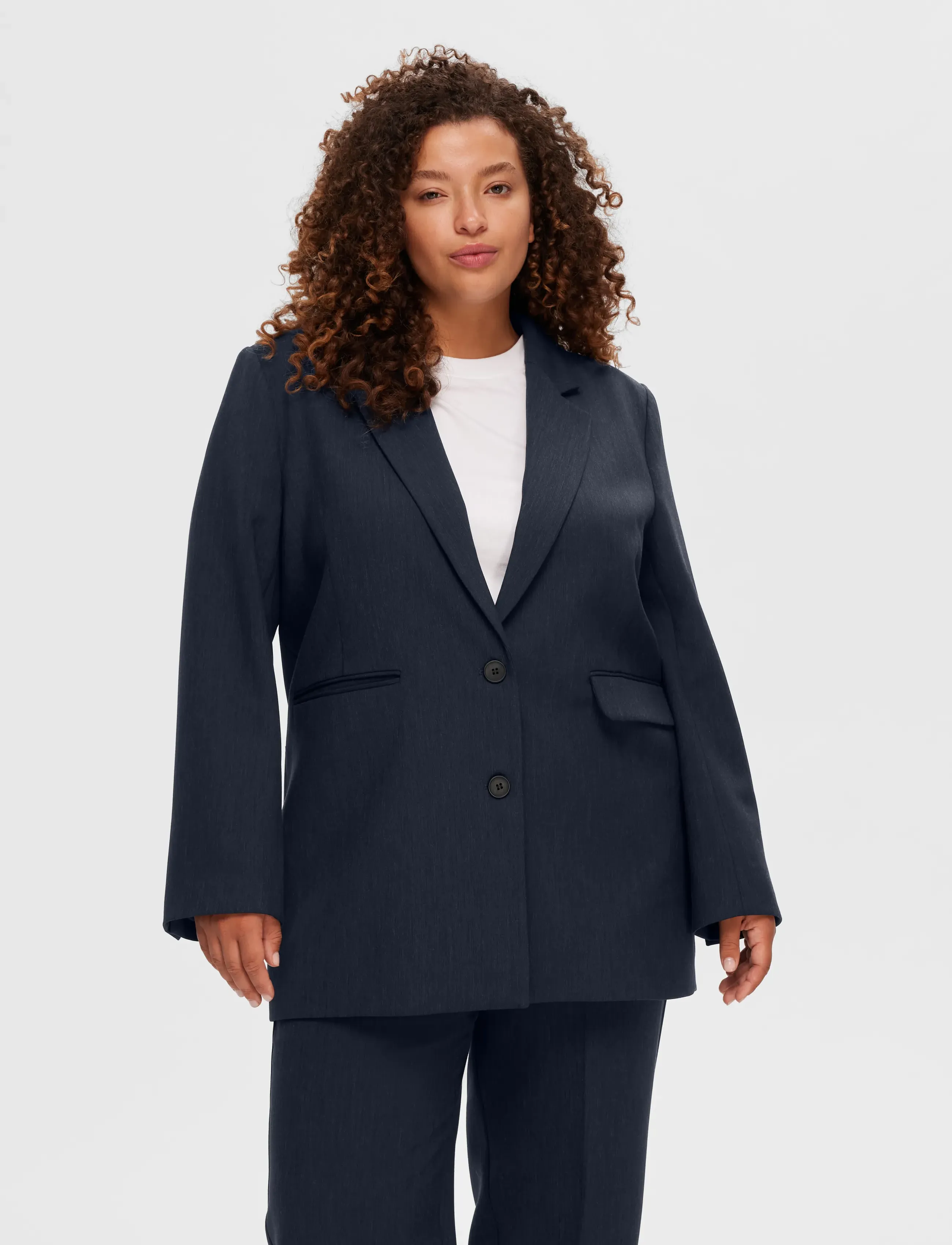 SELECTED Slwrita Ls Relaxed Blazer D Sap Mel Noos dam – bild 6
