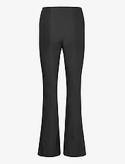 Selected Femme - SLFELIANA MW SLIM FLARED PANT NOOS - plus size & curvy - black - 1
