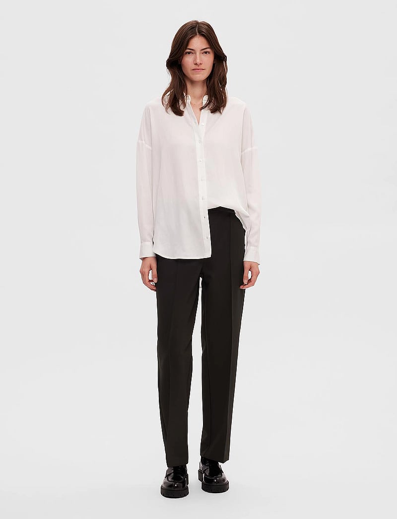 Selected - SLFVINNIE HW PANT NOOS - jogginghosen - black - 3