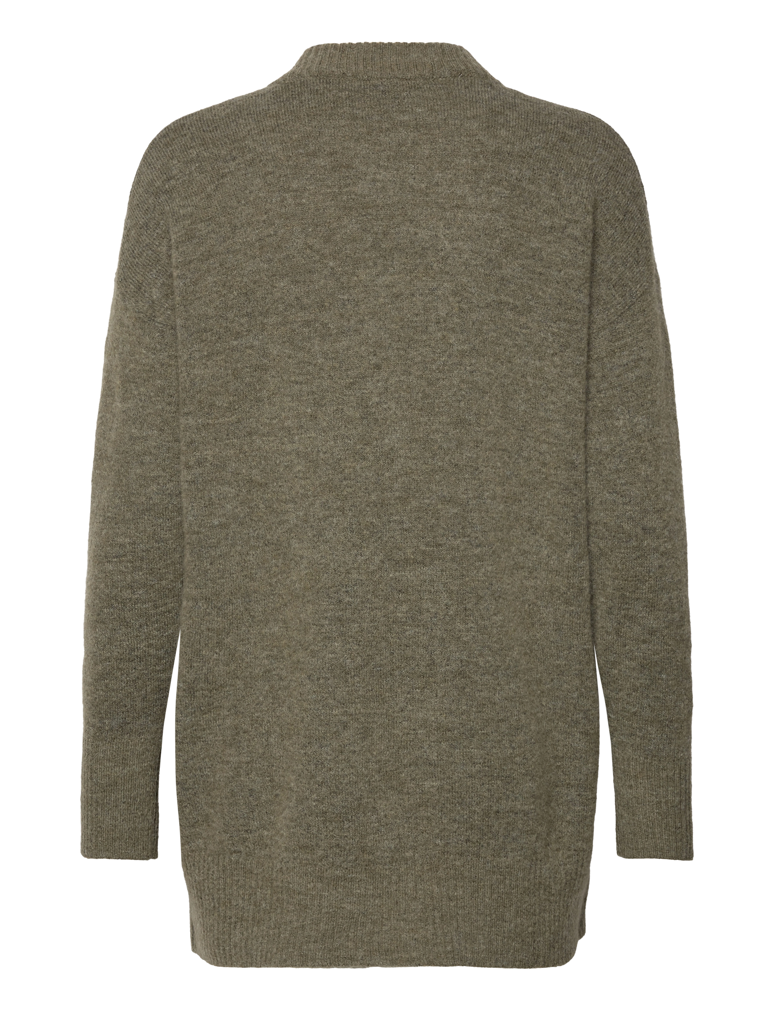 Selected - SLFMALINE LS KNIT LONG CARDIGAN NOOS - dusky green - 1