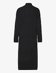 Selected Femme - SLFMALINE LS KNIT DRESS HIGH NECK NOOS - gebreide jurken - black - 2