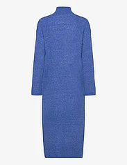 Selected Femme - SLFMALINE LS KNIT DRESS HIGH NECK NOOS - neulemekot - nebulas blue - 1