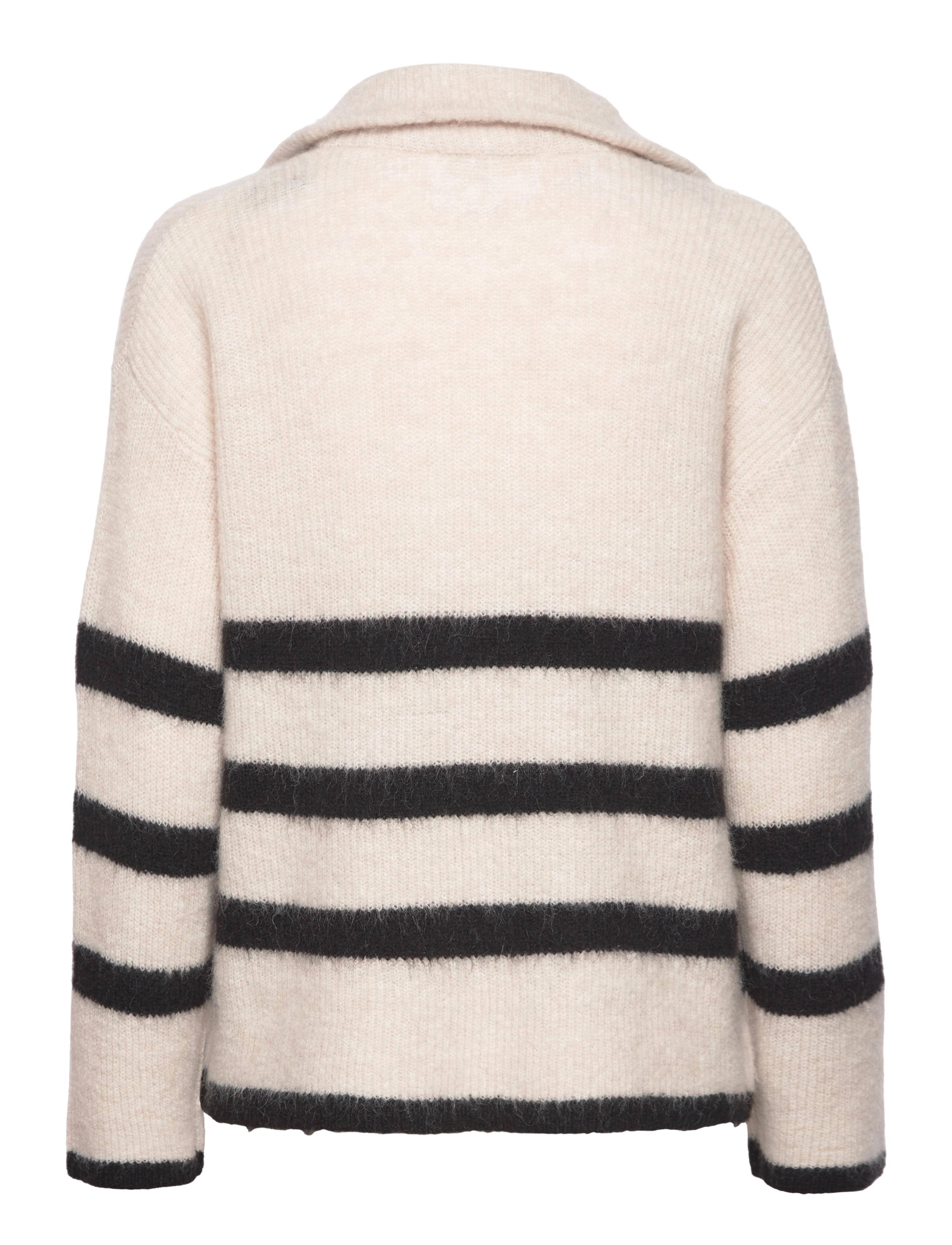 Selected - SLFMALINE LS KNIT HALF ZIP NOOS - birch - 2
