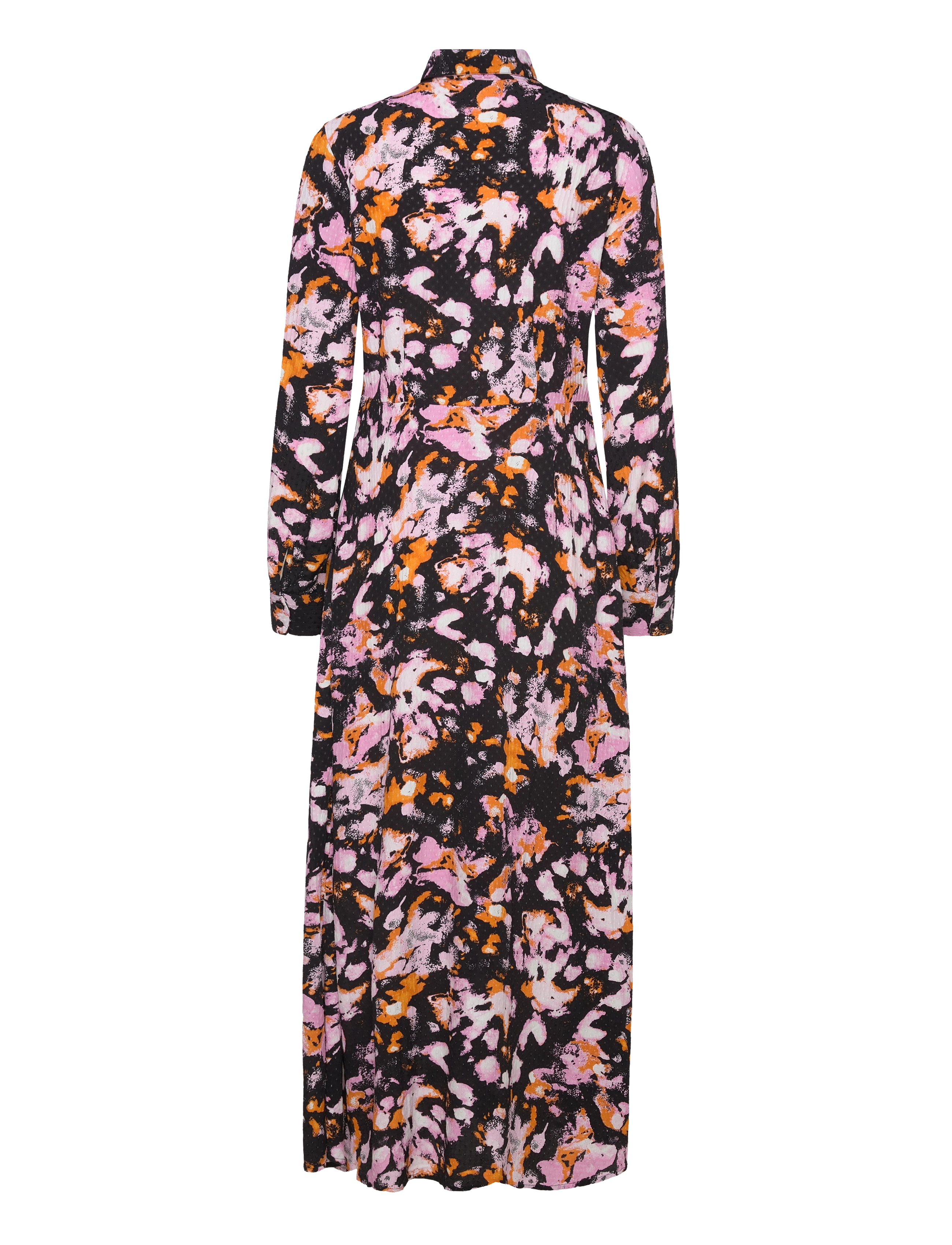 Selected - SLFIRENE LS ANKLE AOP SHIRT DRESS NOOS - hemdkleider - black - 2