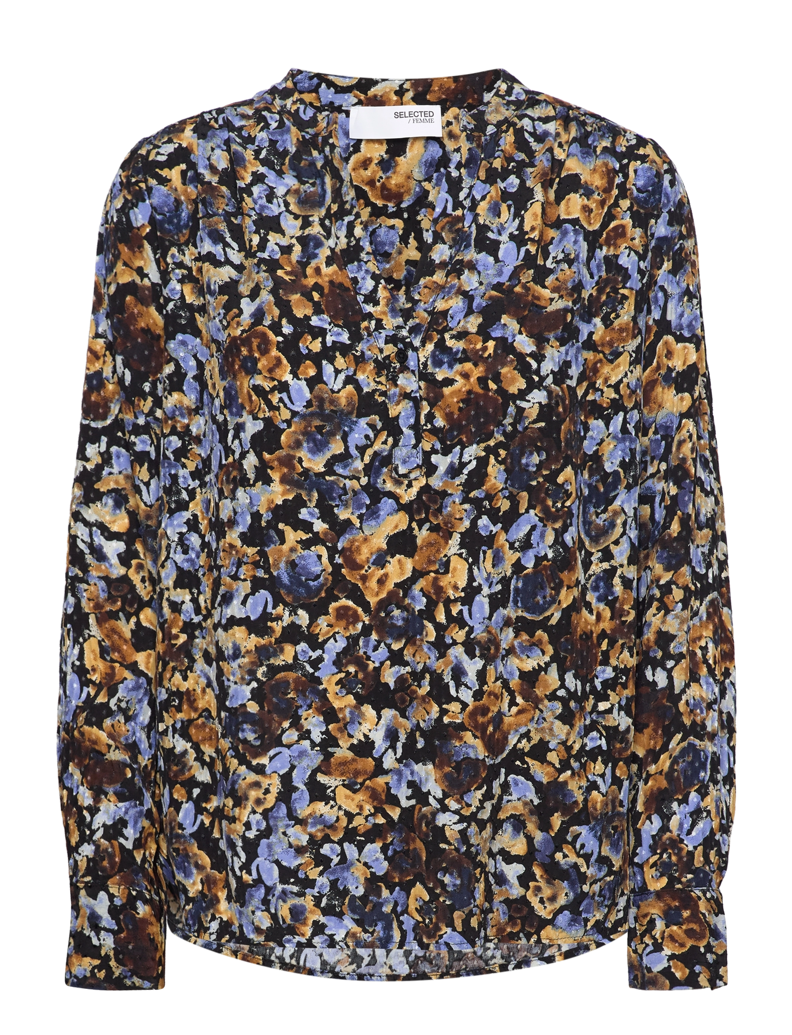 SELECTED Slfirene Ls Aop Oberteil Noos Patterned - 34 - Damen