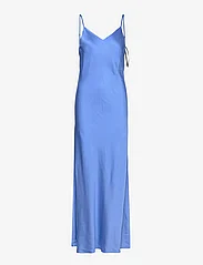 Selected Femme - SLFTHEA ANKLE SATIN STRAP DRESS B - slip dresses - nebulas blue - 0