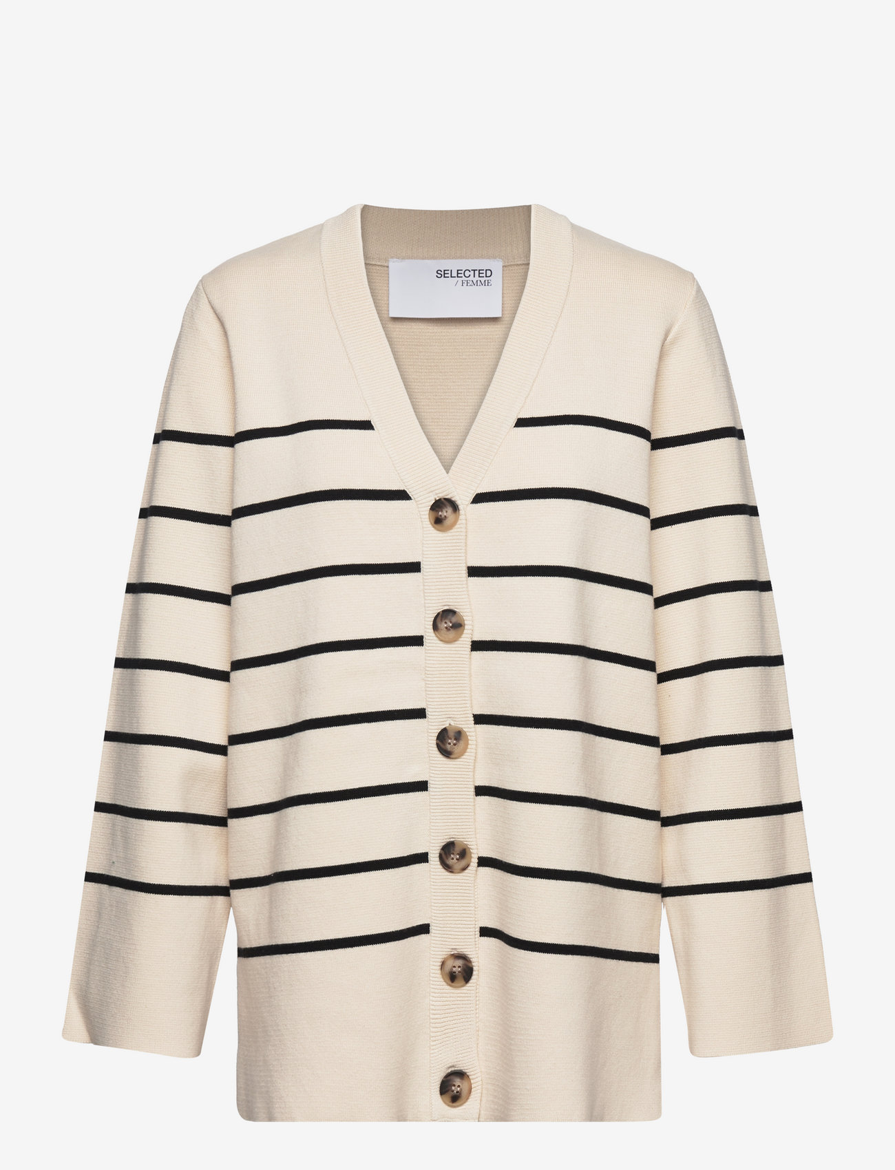 Long knit cardigan