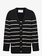 SLFLIVA LS LONG KNIT CARDIGAN NOOS - BLACK