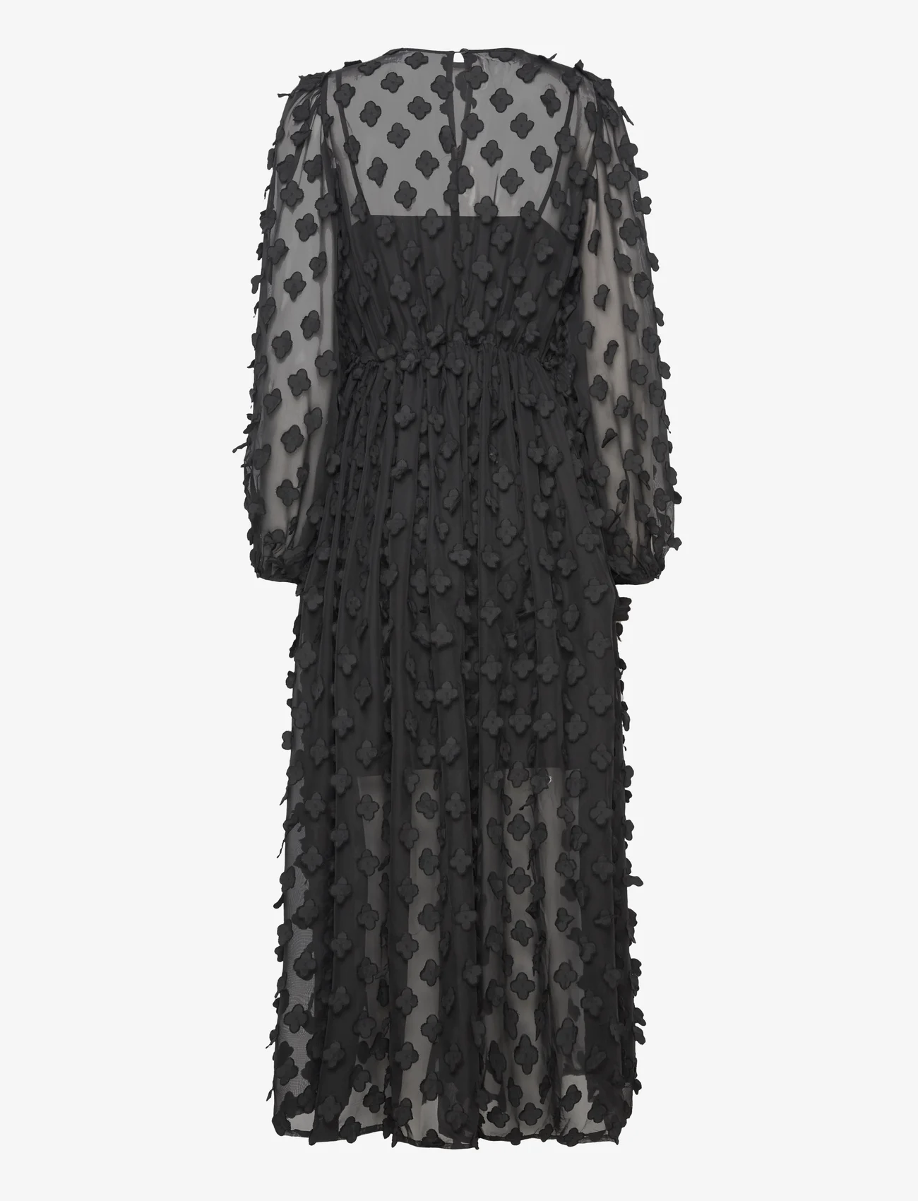 Selected Femme - SLFKYSHA LS ANKLE DRESS B - festkjoler - black - 1
