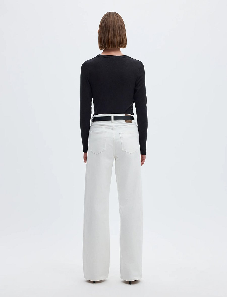 Selected - SLFDIANNA LS O-NECK TOP NOOS - pikkade varrukatega topid - black - 3