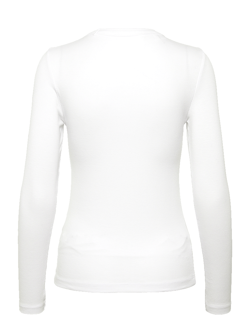 Selected - SLFDIANNA LS O-NECK TOP NOOS - langærmede toppe - bright white - 2