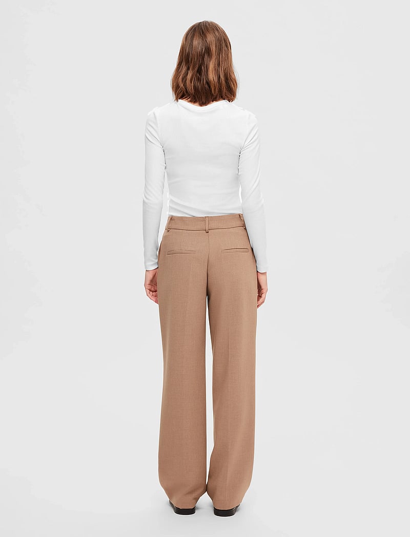 Selected - SLFDIANNA LS O-NECK TOP NOOS - langærmede toppe - bright white - 3