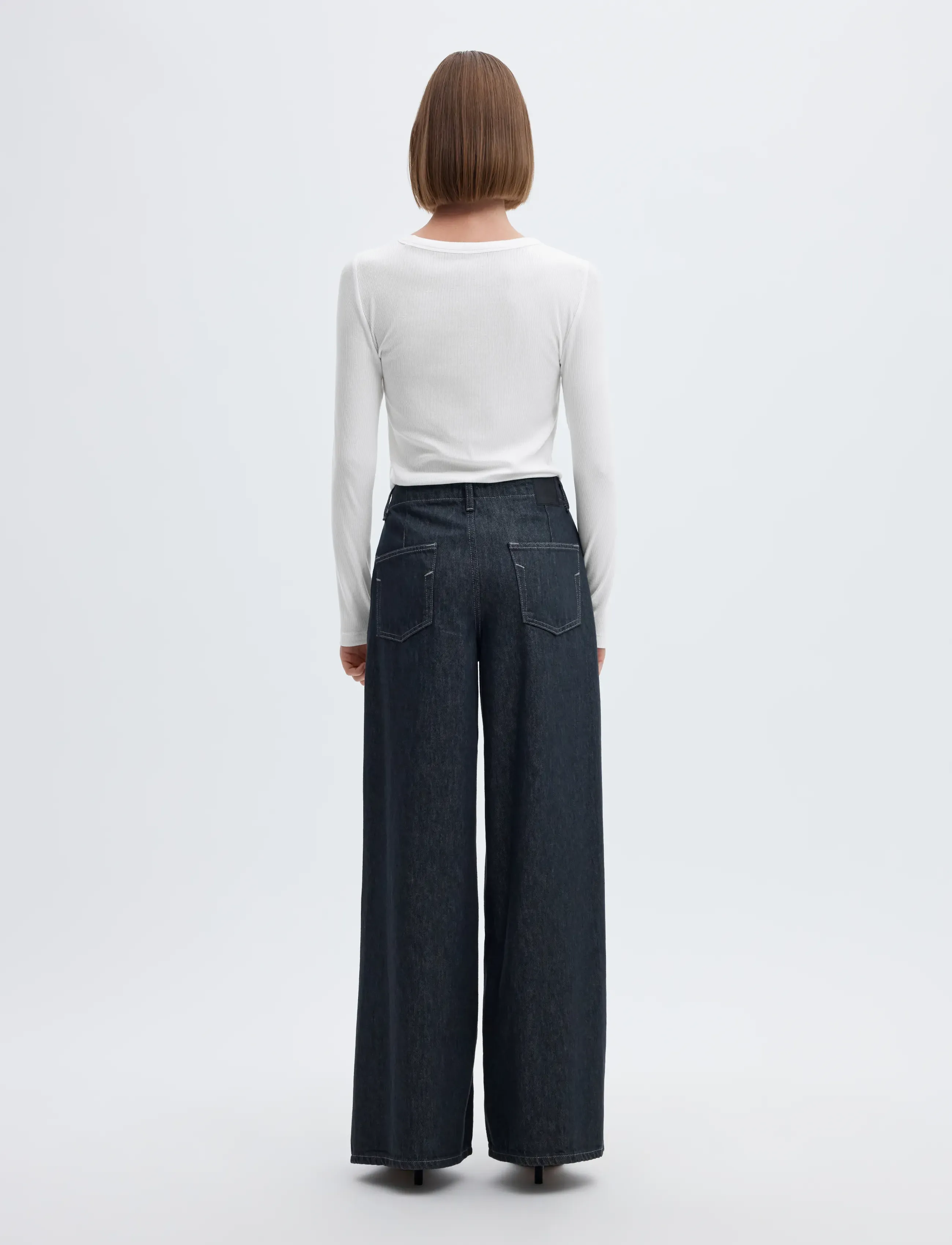 Selected - SLFDIANNA LS O-NECK TOP NOOS - langærmede toppe - bright white - 3