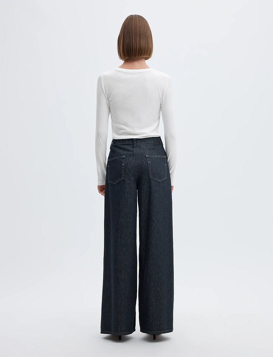 Selected - SLFDIANNA LS O-NECK TOP NOOS - langærmede toppe - bright white - 3