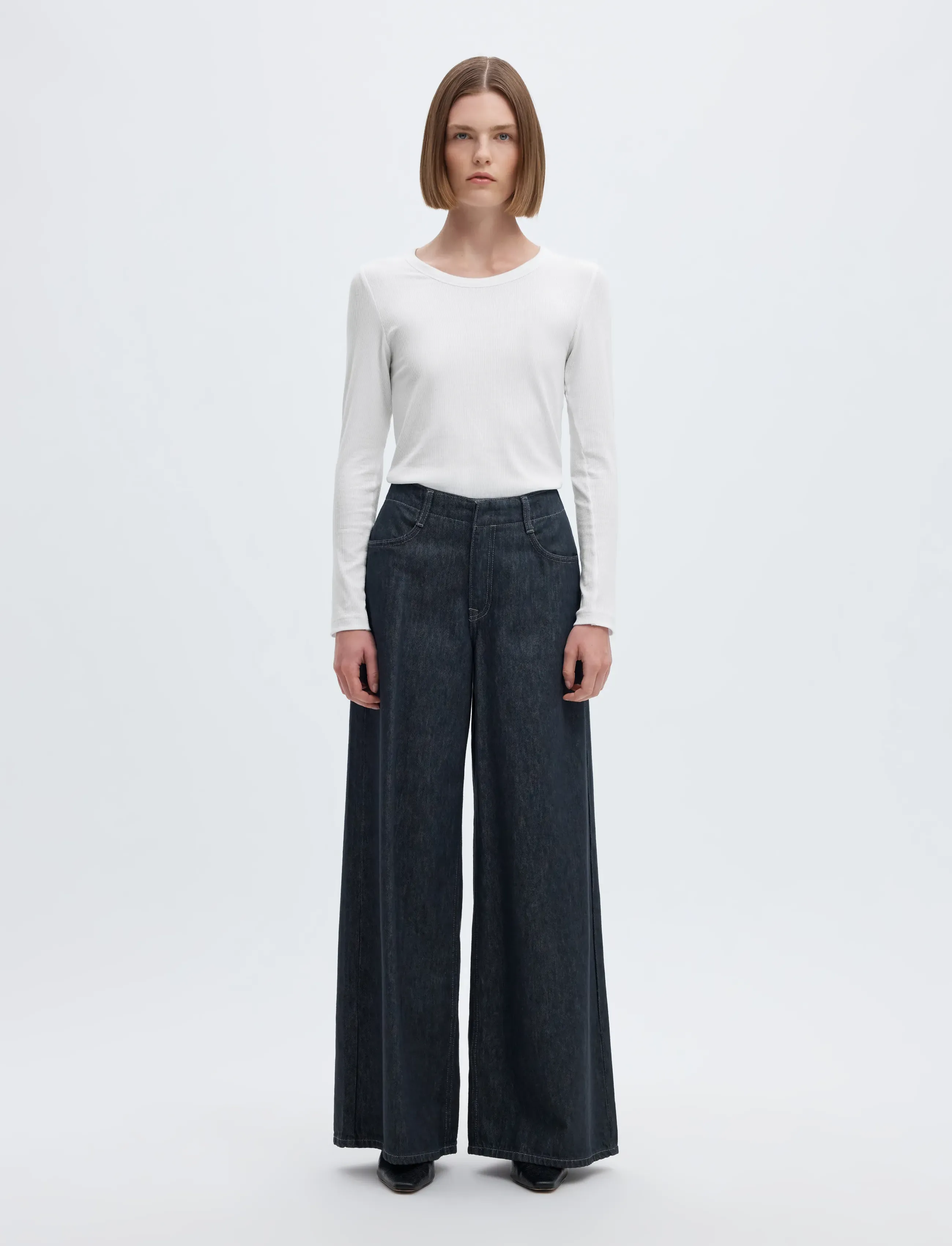 Selected - SLFDIANNA LS O-NECK TOP NOOS - langærmede toppe - bright white - 4