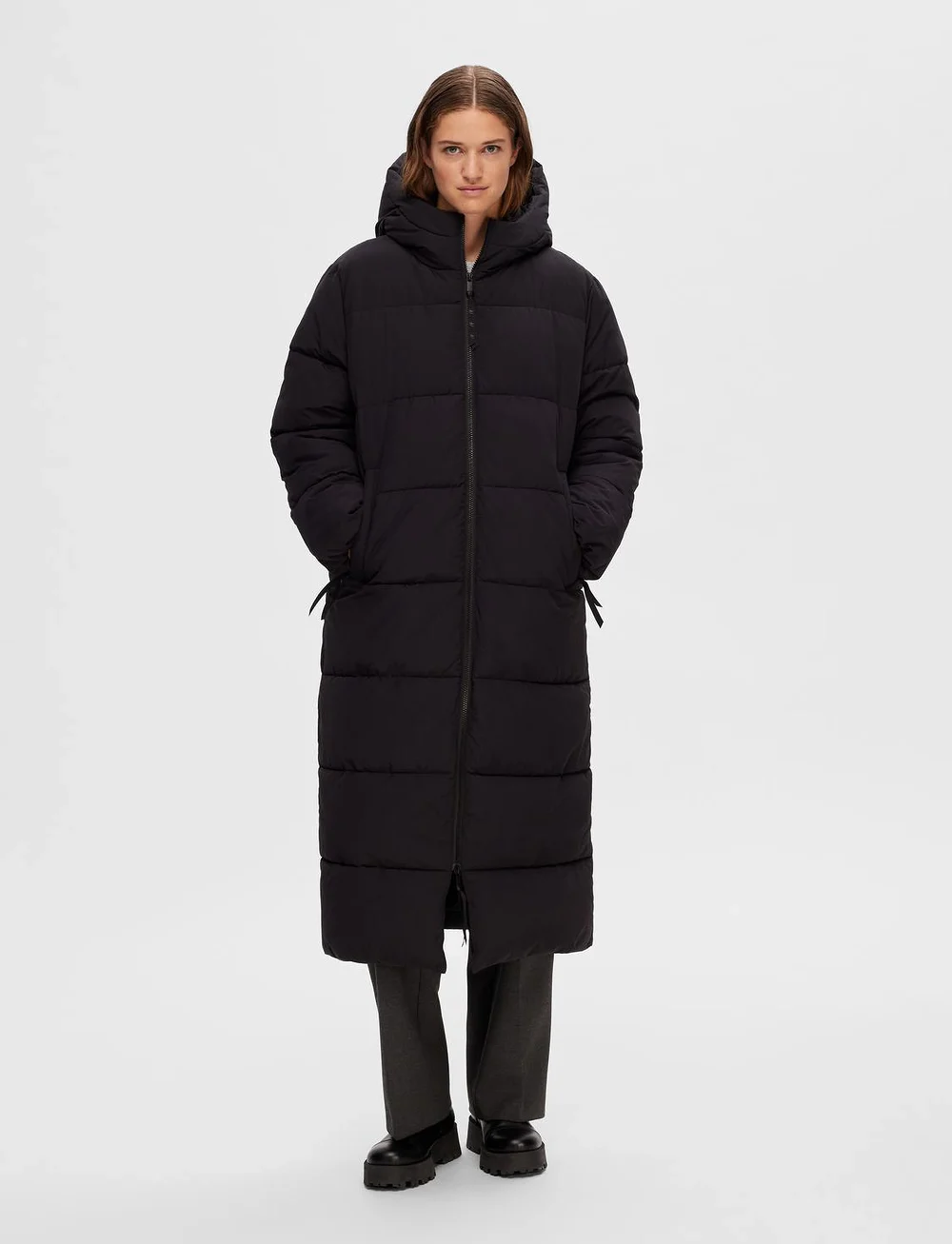 Extra long puffa coat discount