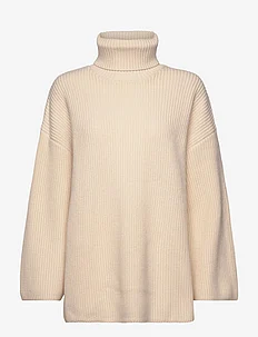SLFMARY LS LONG KNIT ROLL NECK, Selected Femme