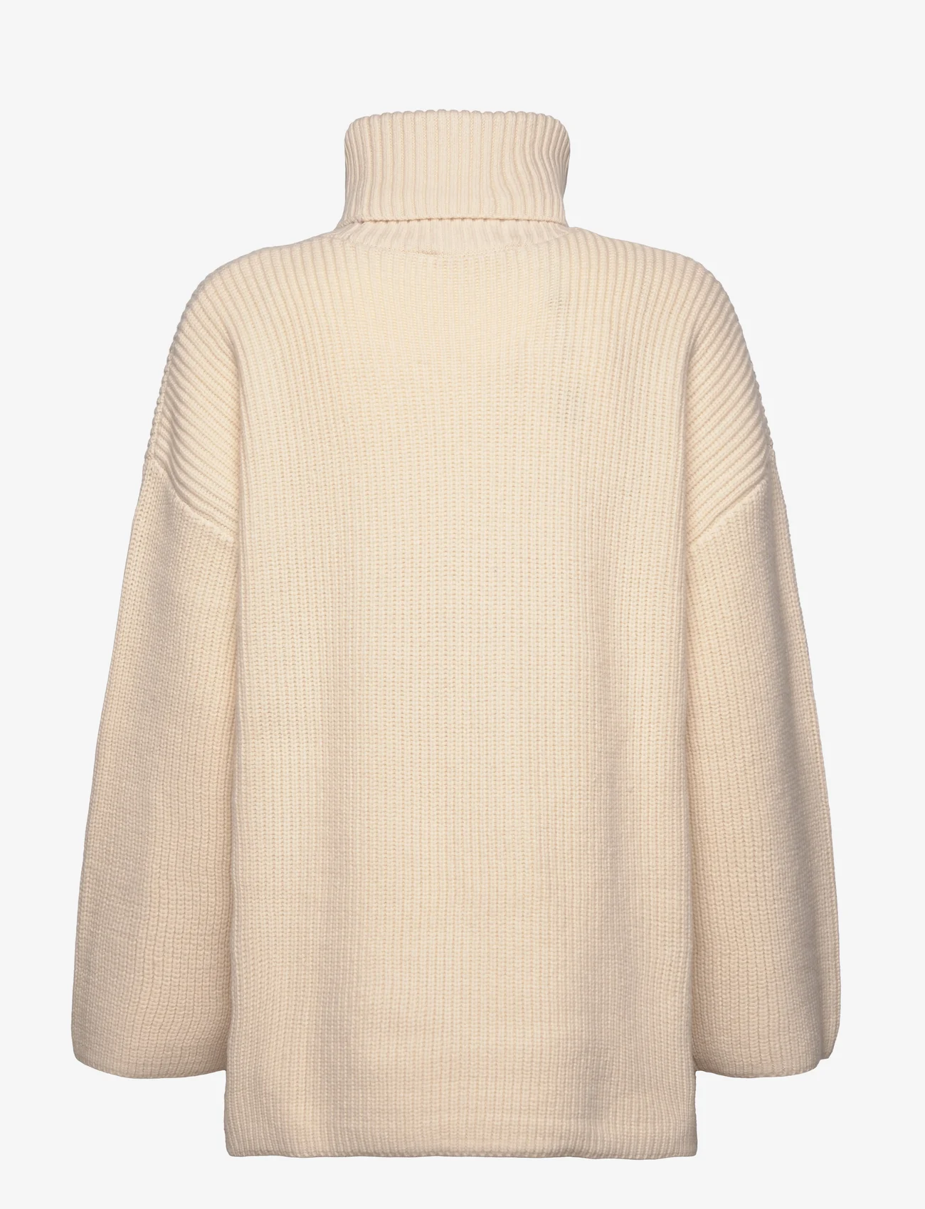 Selected Femme - SLFMARY LS LONG KNIT ROLL NECK - džemperi ar augstu apkakli - birch - 1
