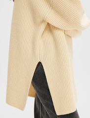 Selected Femme - SLFMARY LS LONG KNIT ROLL NECK - megztiniai su aukšta apykakle - birch - 8