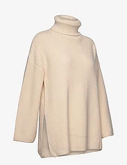 Selected Femme - SLFMARY LS LONG KNIT ROLL NECK - megztiniai su aukšta apykakle - birch - 3