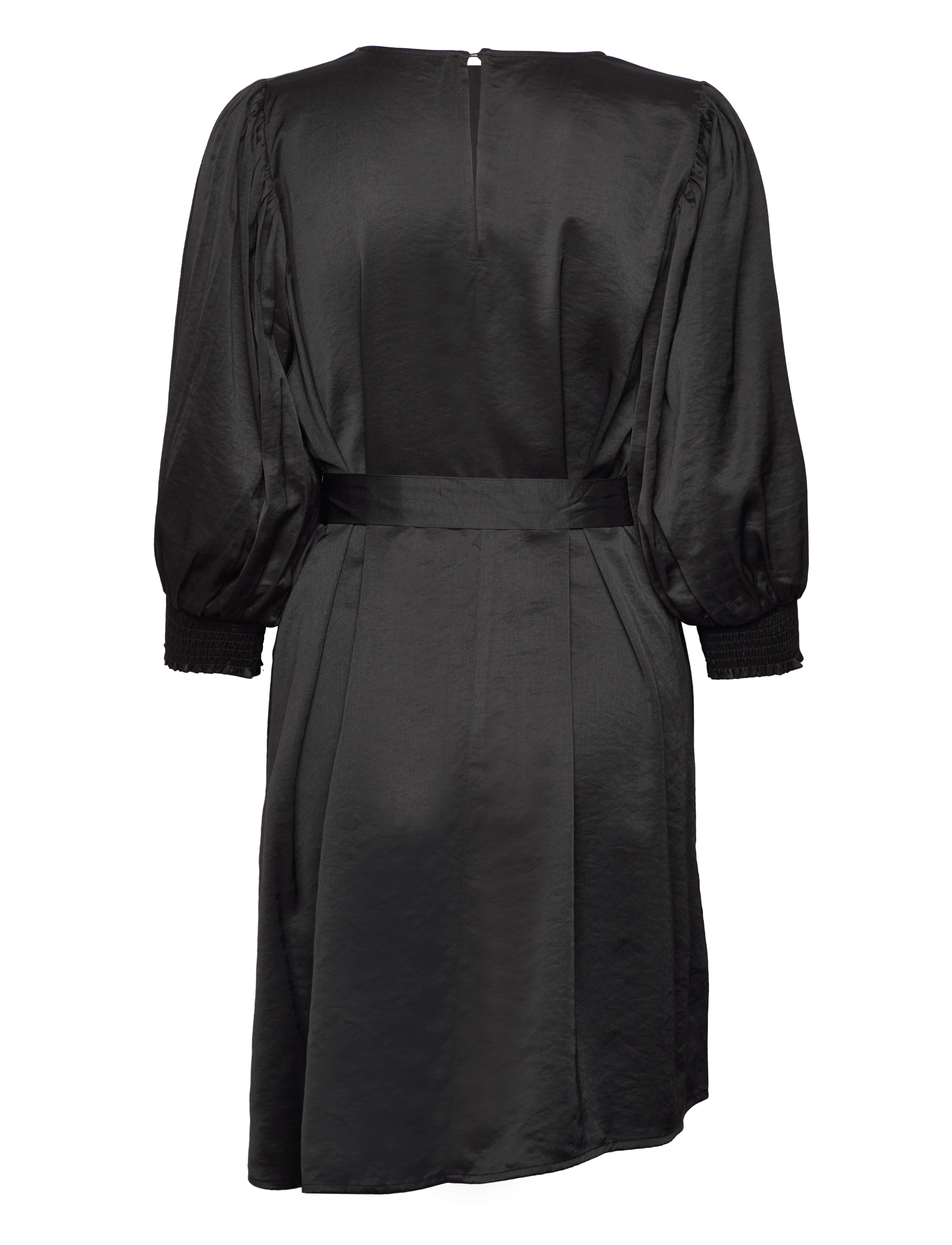 Selected - SLFREYA 3/4 SHORT DRESS B - festmode zu outlet-preisen - black - 2