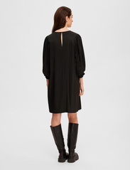 Selected Femme - SLFREYA 3/4 SHORT DRESS B - peoriided outlet-hindadega - black - 3