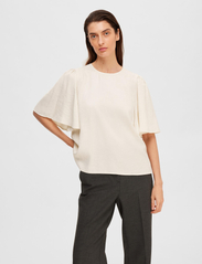 Selected Femme - SLFREYA 2/4 TOP B - short-sleeved blouses - birch - 6