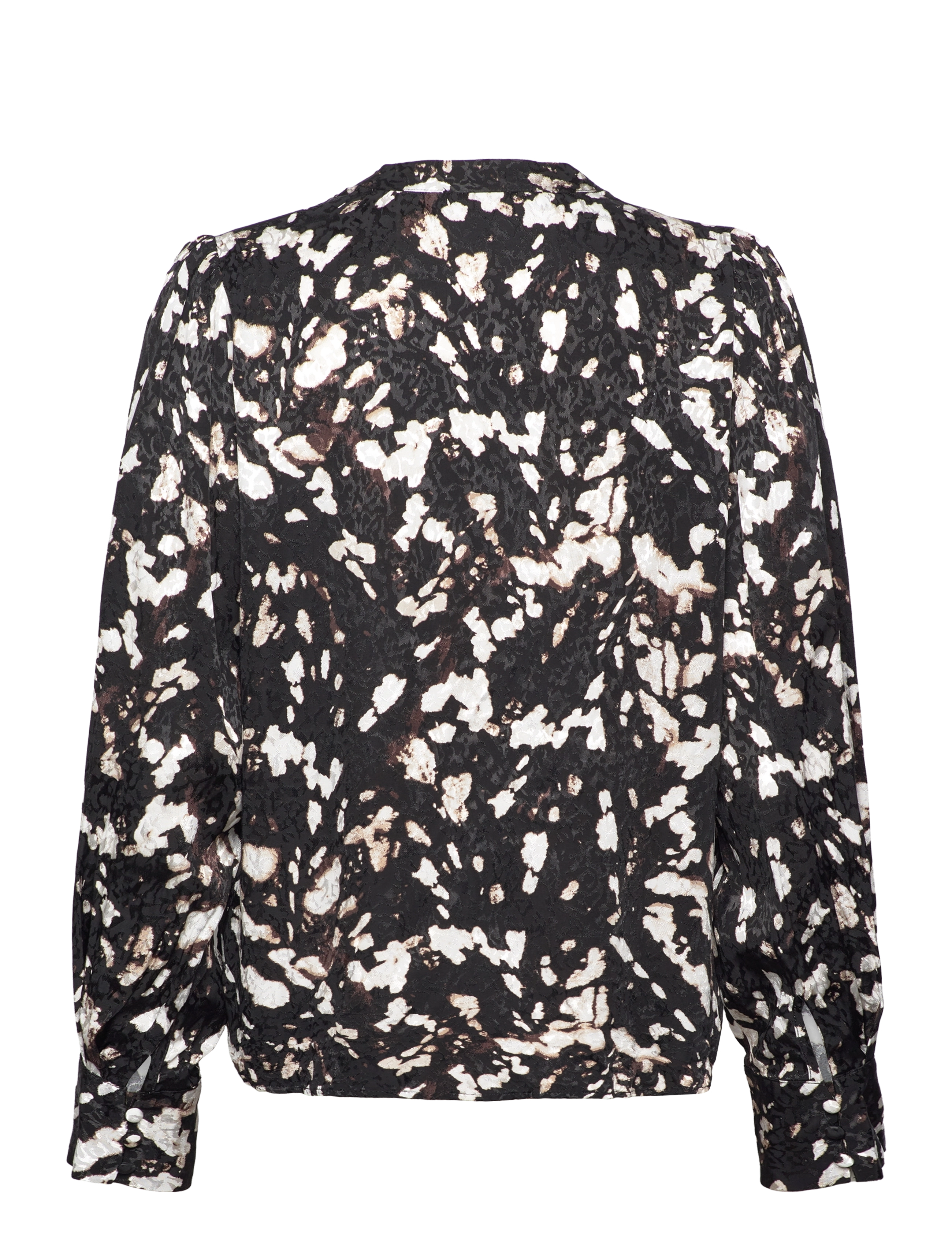 Selected - SLFJUSTINE LS AOP TOP B - langærmede bluser - java - 2