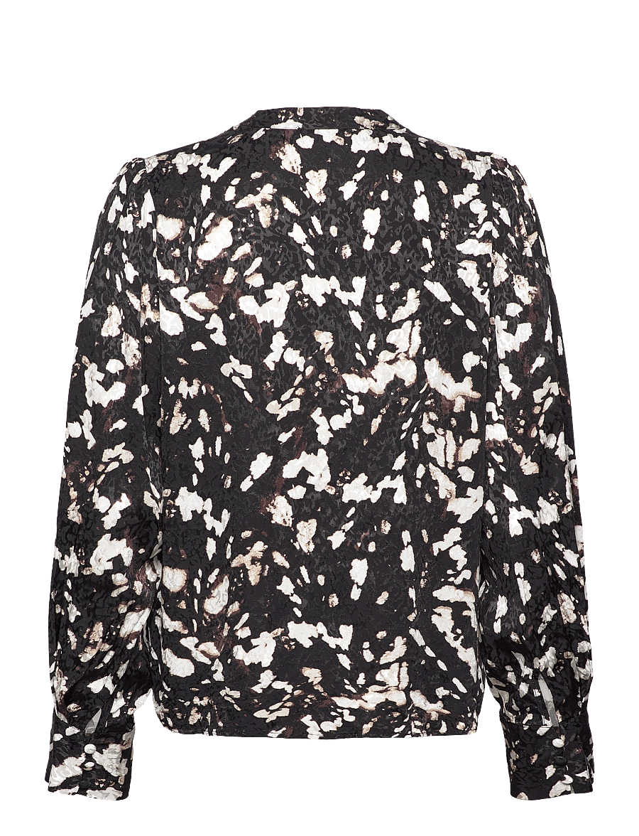 Selected - SLFJUSTINE LS AOP TOP B - langærmede bluser - java - 2