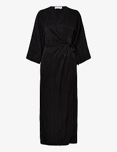 SLFTYRA 34 ANKLE WRAP DRESS B, Selected Femme