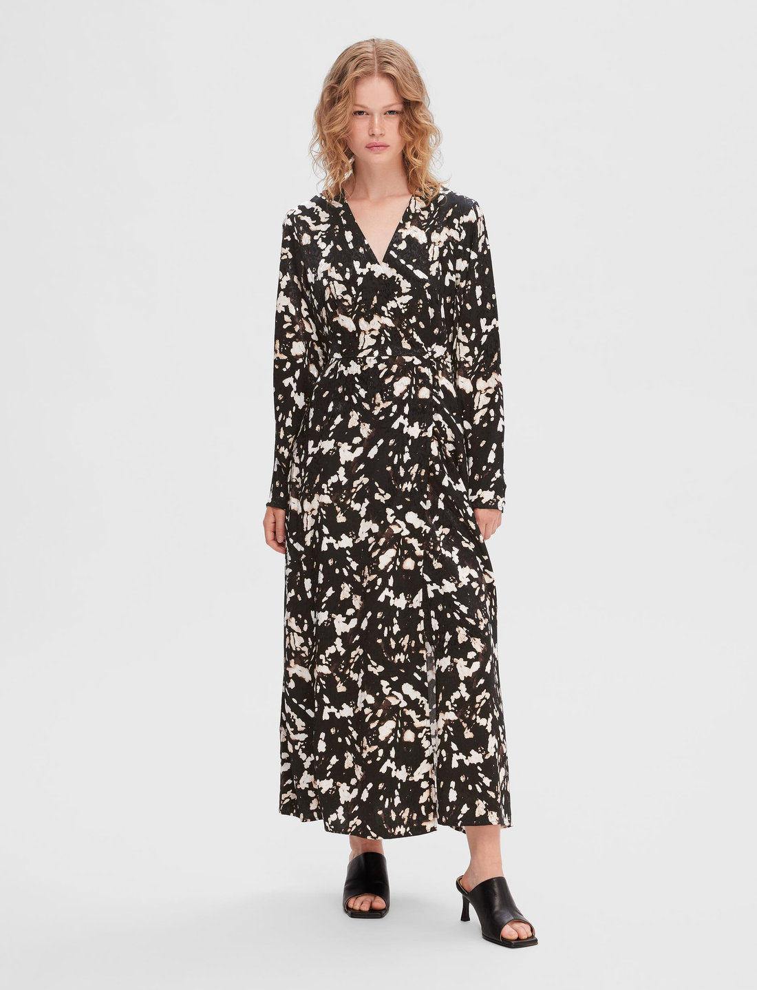 Selected femme wrap dress 2025