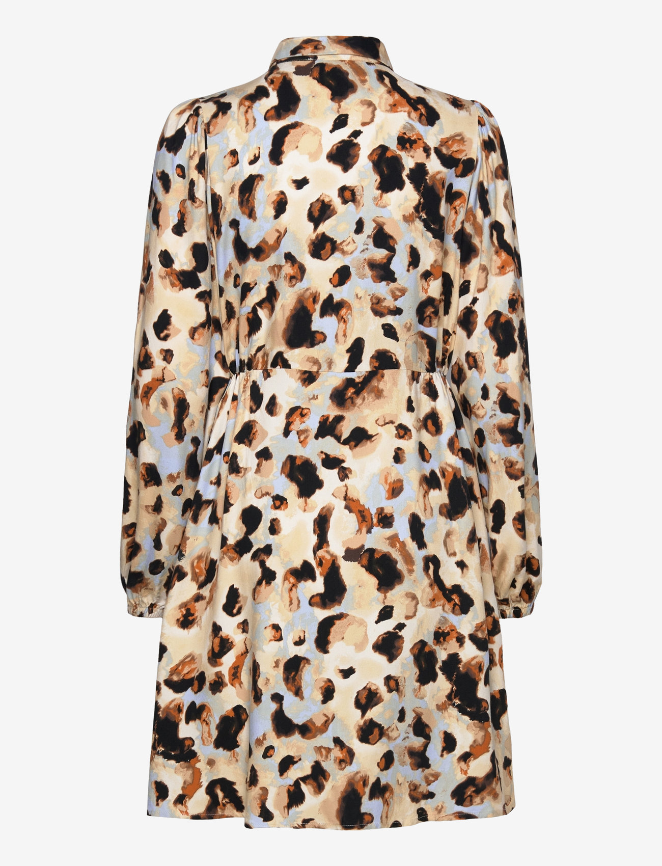 Selected - SLFSLAILA LS AOP SHORT SHIRT DRESS B - skjortekjoler - sandshell - 2