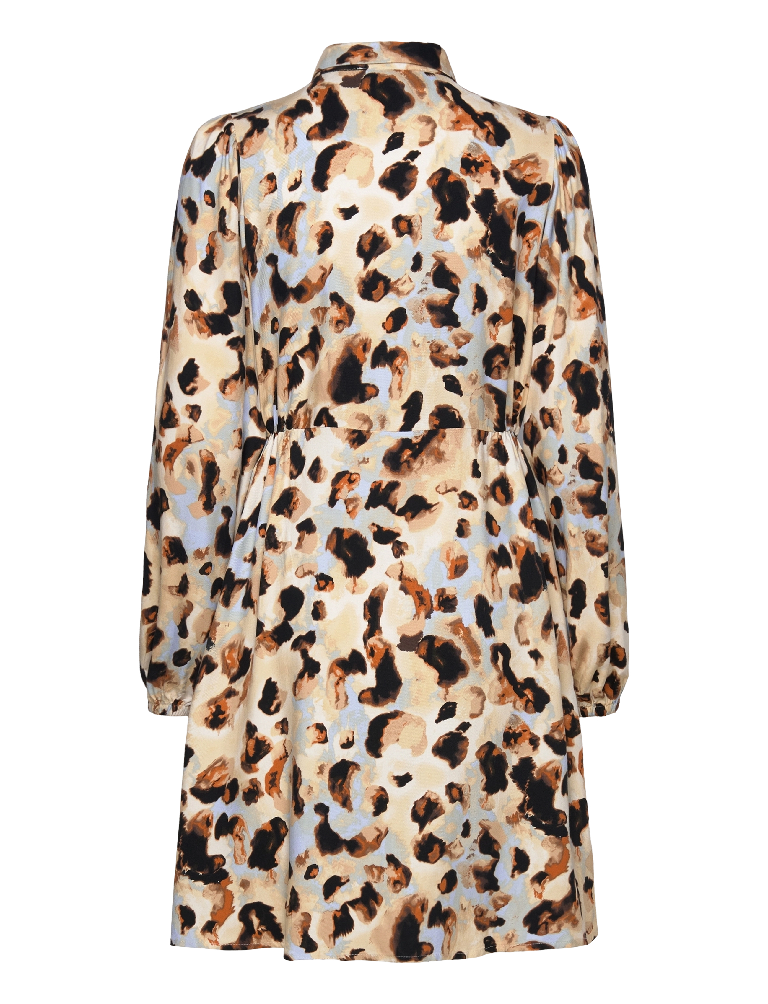 Selected - SLFSLAILA LS AOP SHORT SHIRT DRESS B - hemdkleider - sandshell - 2