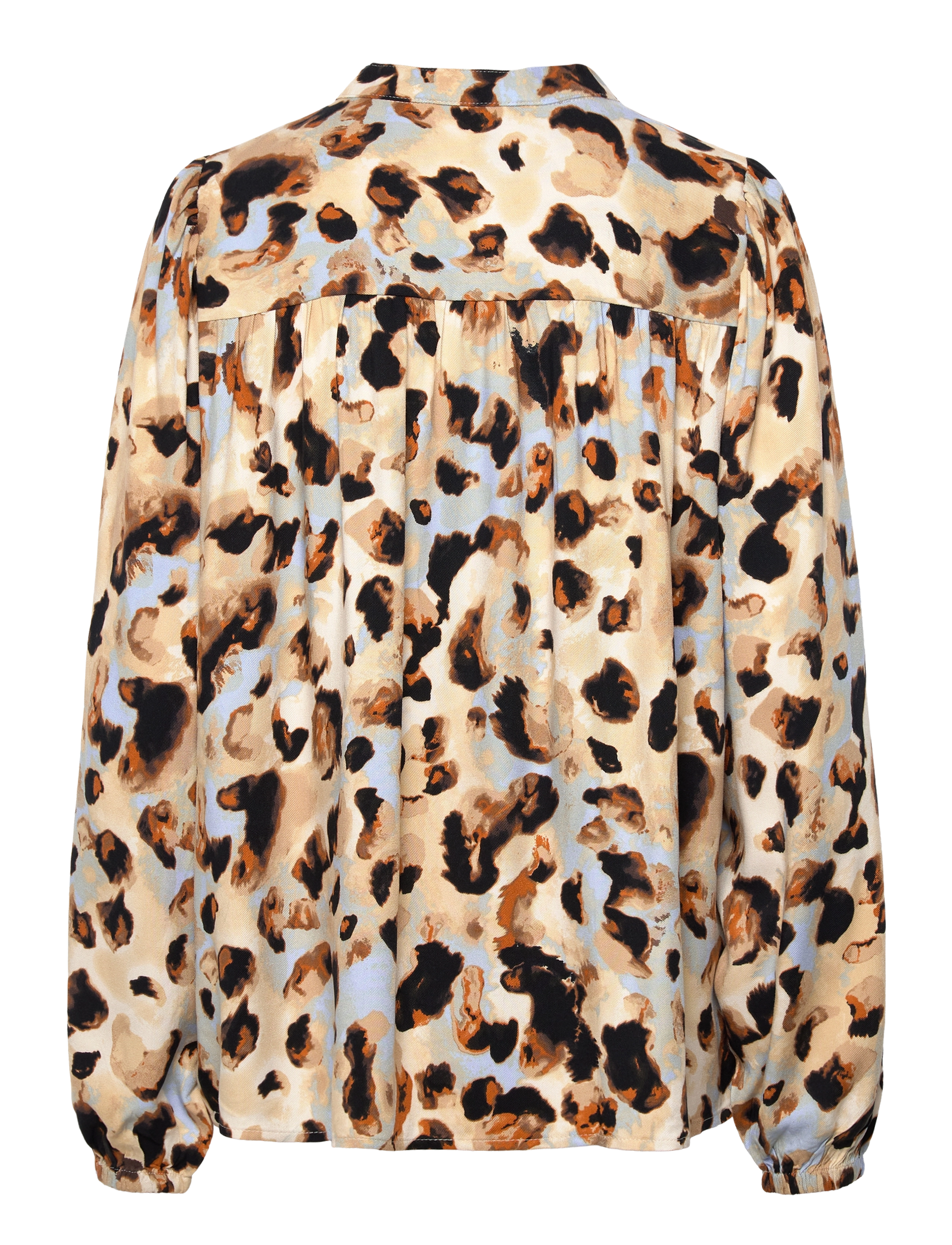 Selected - SLFSLAILA LS AOP TOP B - langærmede bluser - sandshell - 2