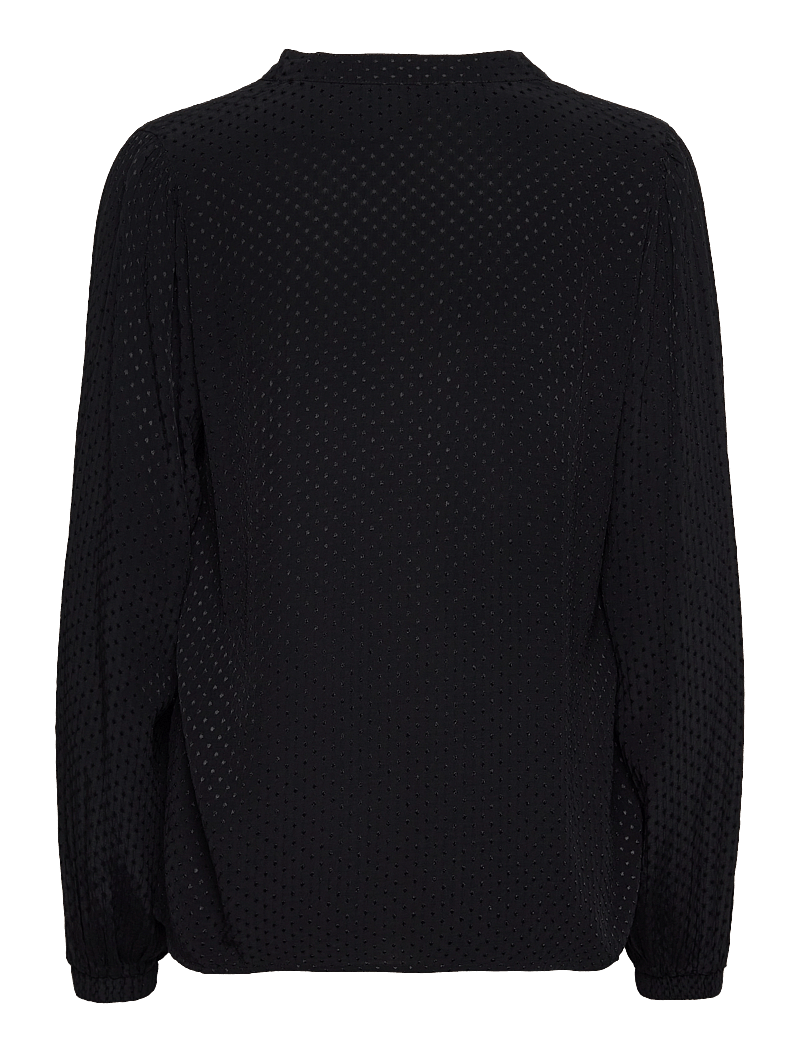 Selected - SLFFRAYA LS TOP B - langærmede bluser - black - 1