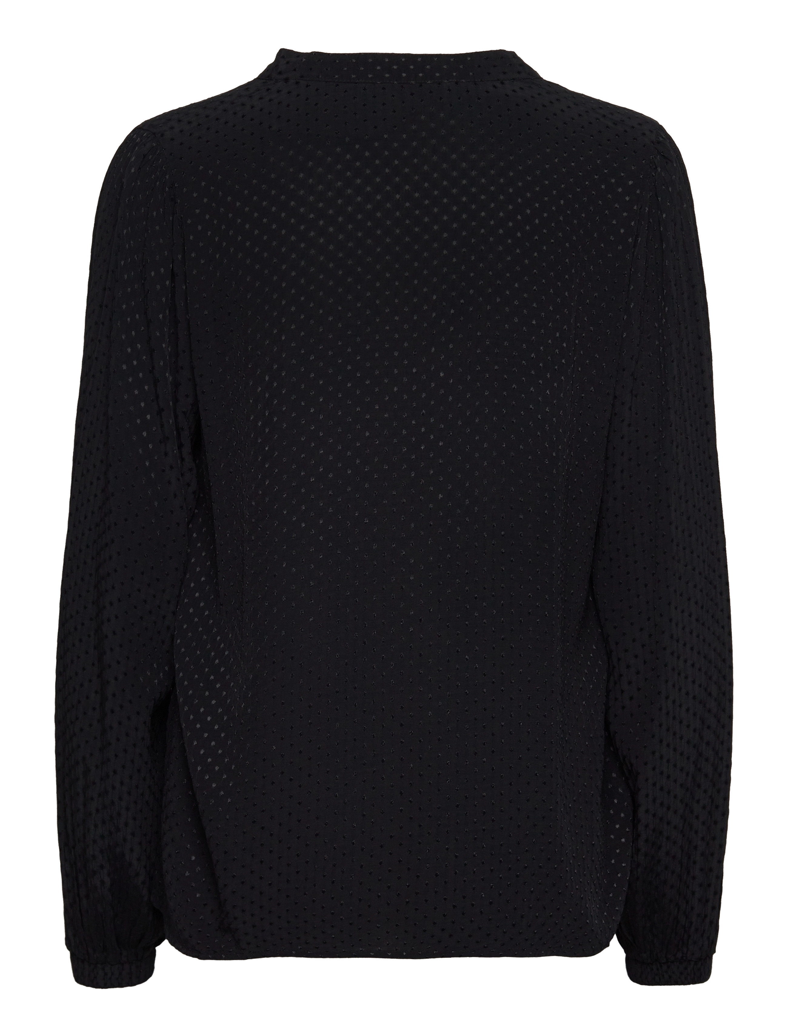 Selected - SLFFRAYA LS TOP B - langærmede bluser - black - 1